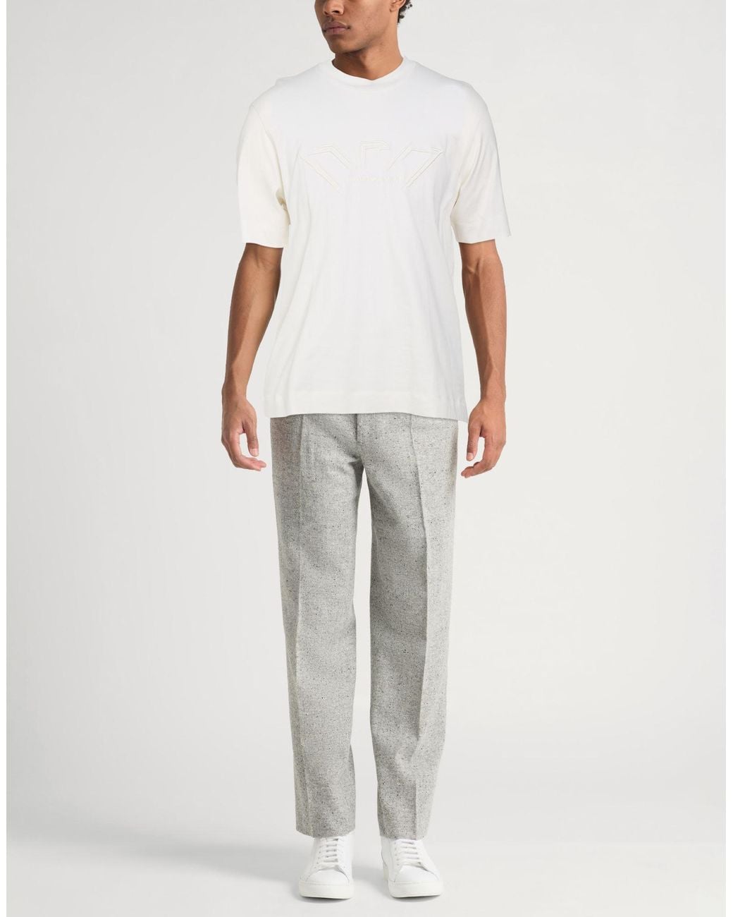 Emporio Armani White T-Shirt Cotton for men