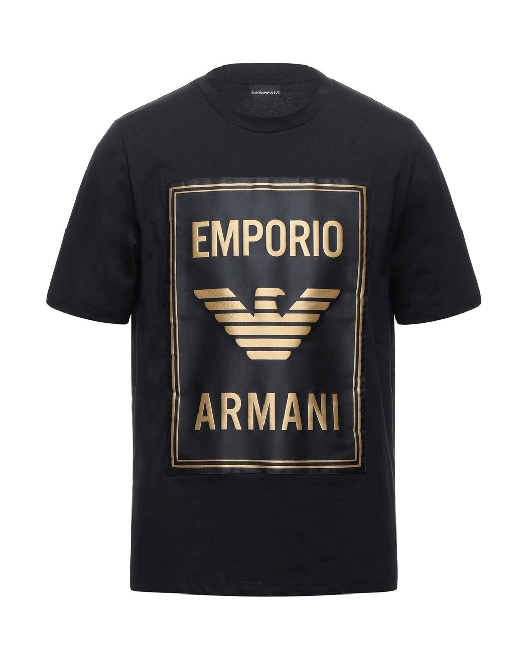 emporio armani black t shirt mens