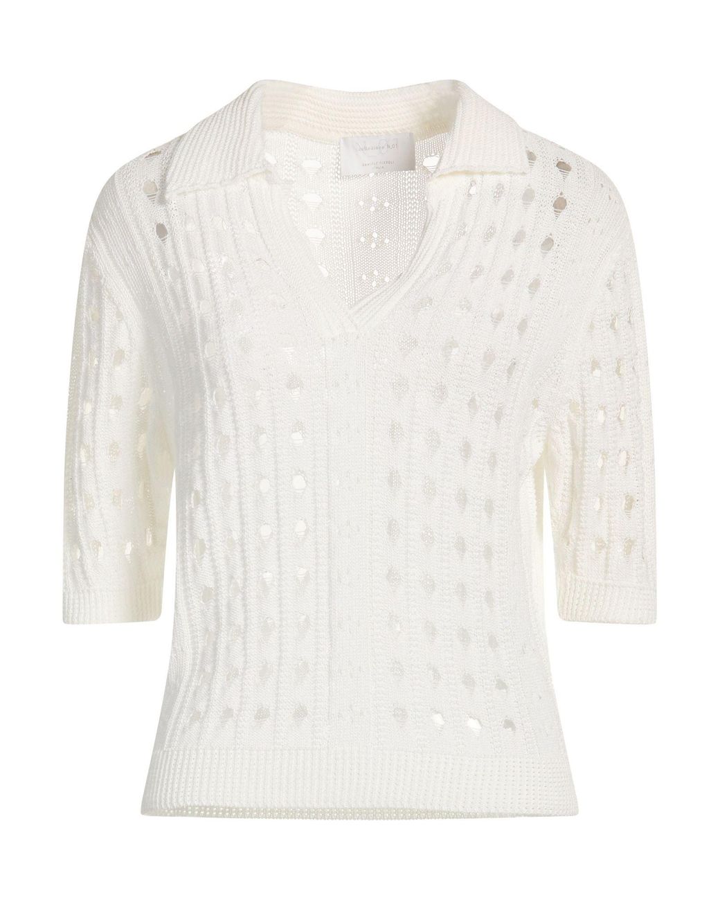 Daniele Fiesoli White T-Shirt Recycled Cotton, Polyester