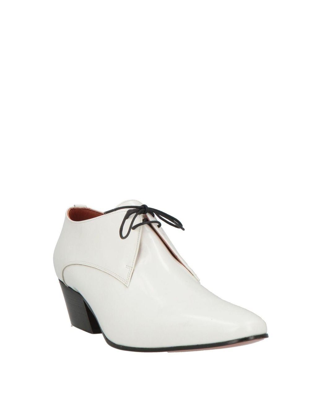 Missoni White Lace-Up Shoes Leather