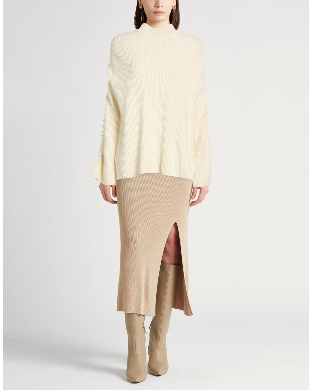 Drumohr White Turtleneck