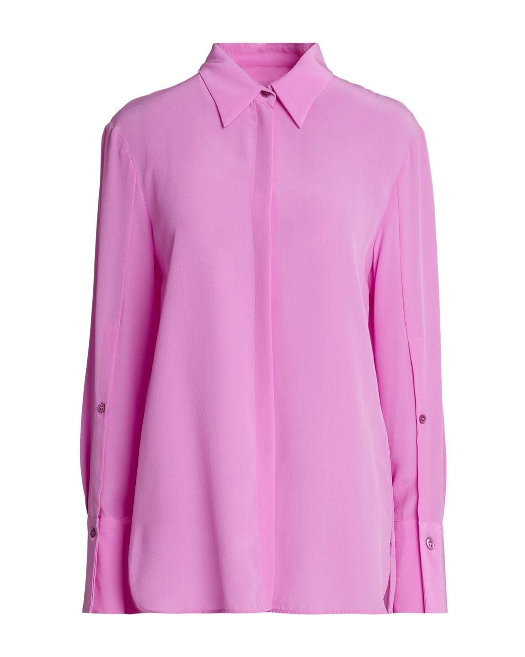 SIMONA CORSELLINI Pink Shirt Silk