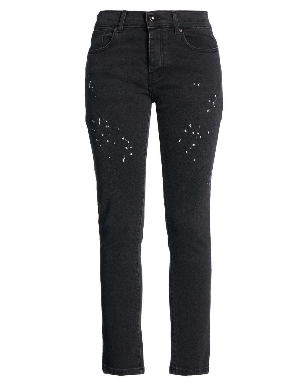 CoSTUME NATIONAL Black Jeans Cotton, Elastane