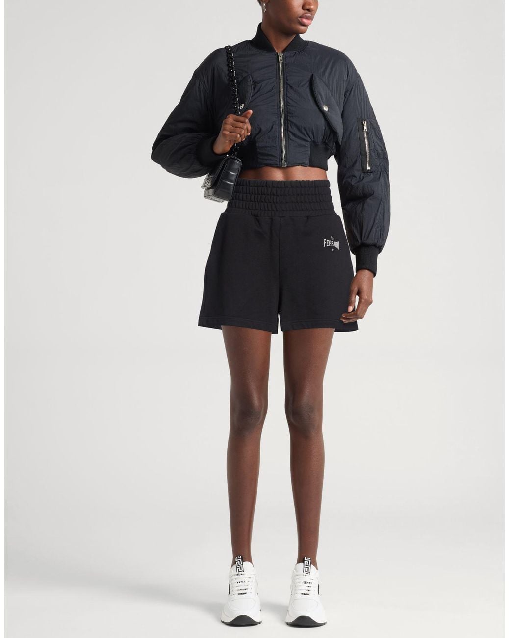 Chiara Ferragni Black Shorts & Bermuda Shorts