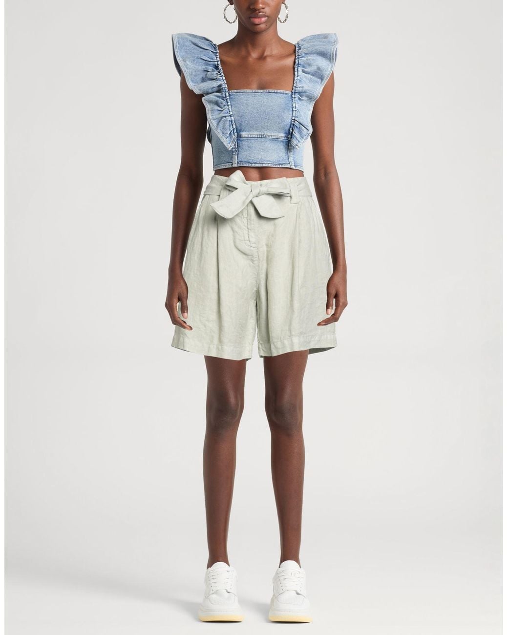 Eleventy Gray Shorts & Bermuda Shorts