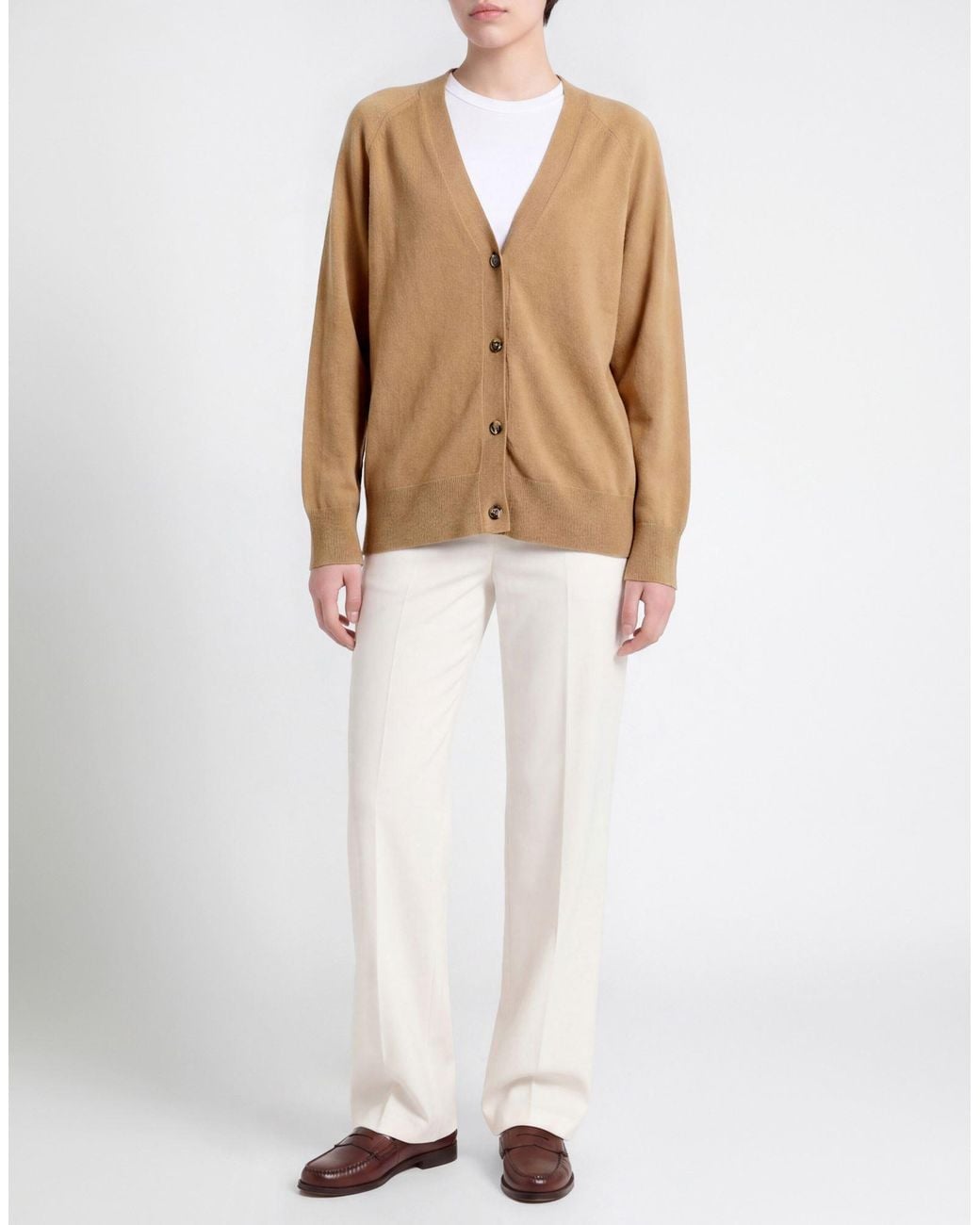 Max Mara Brown Mm By Cardigan Virgin Wool, Cashmere