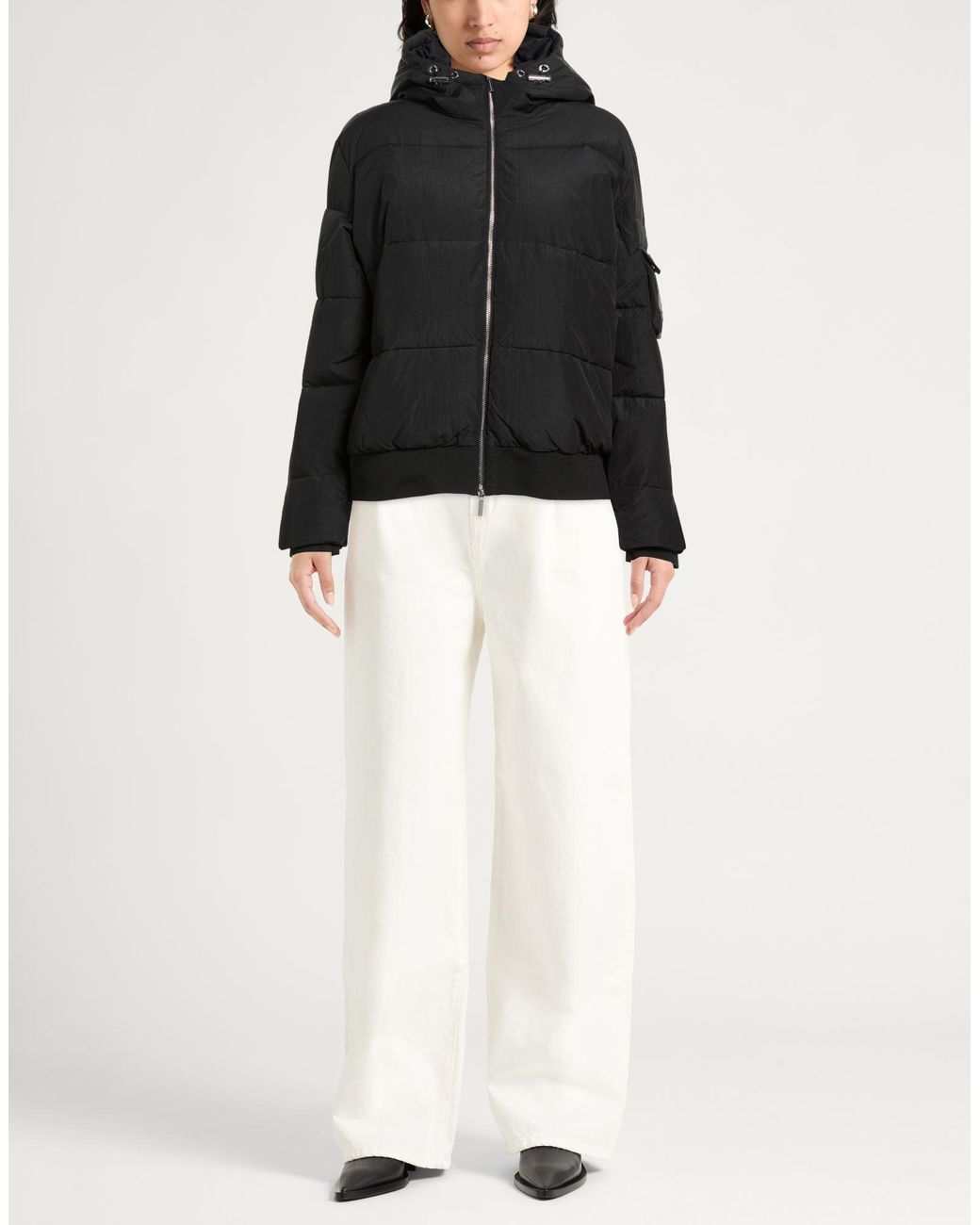 ARMANI EXCHANGE Black Puffers