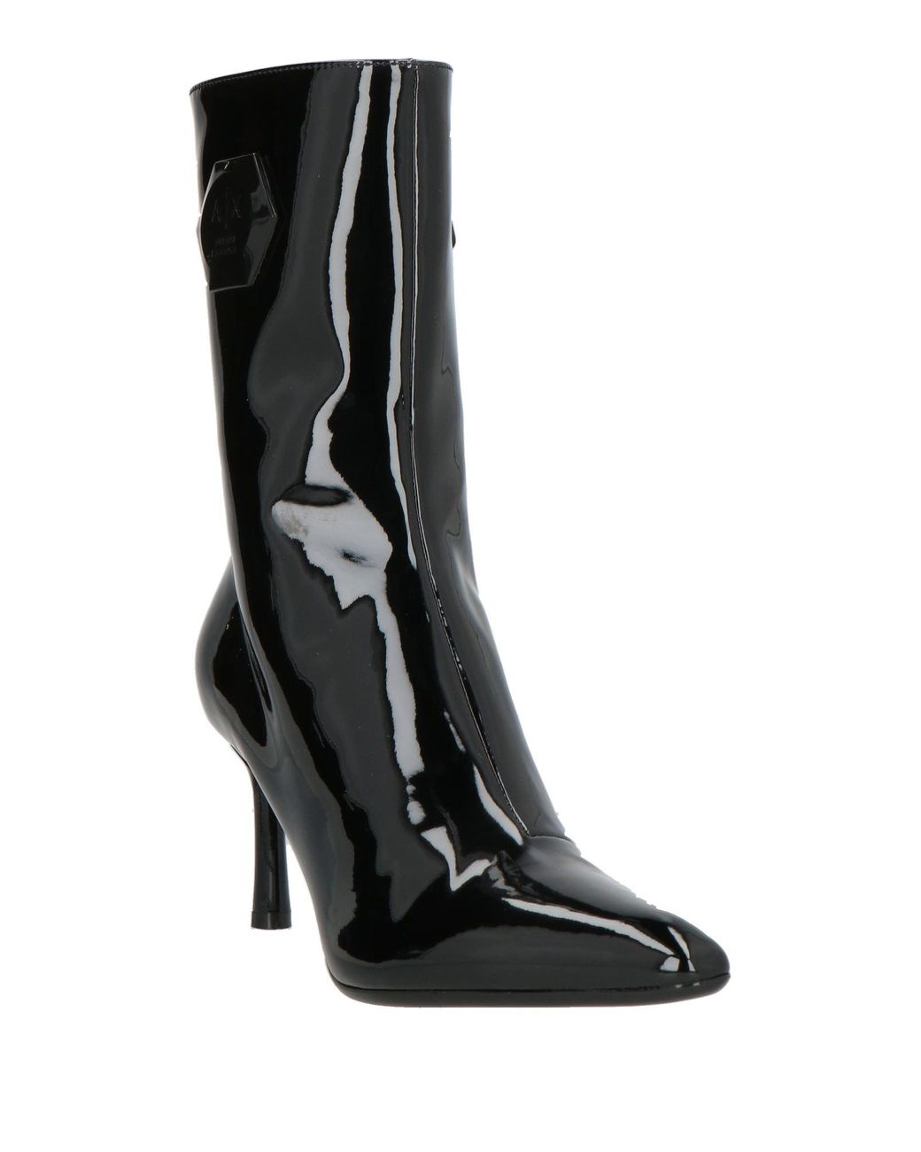 ARMANI EXCHANGE Black Ankle Boots