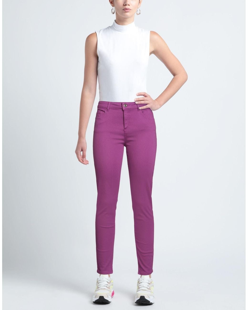 Nenette Purple Jeans