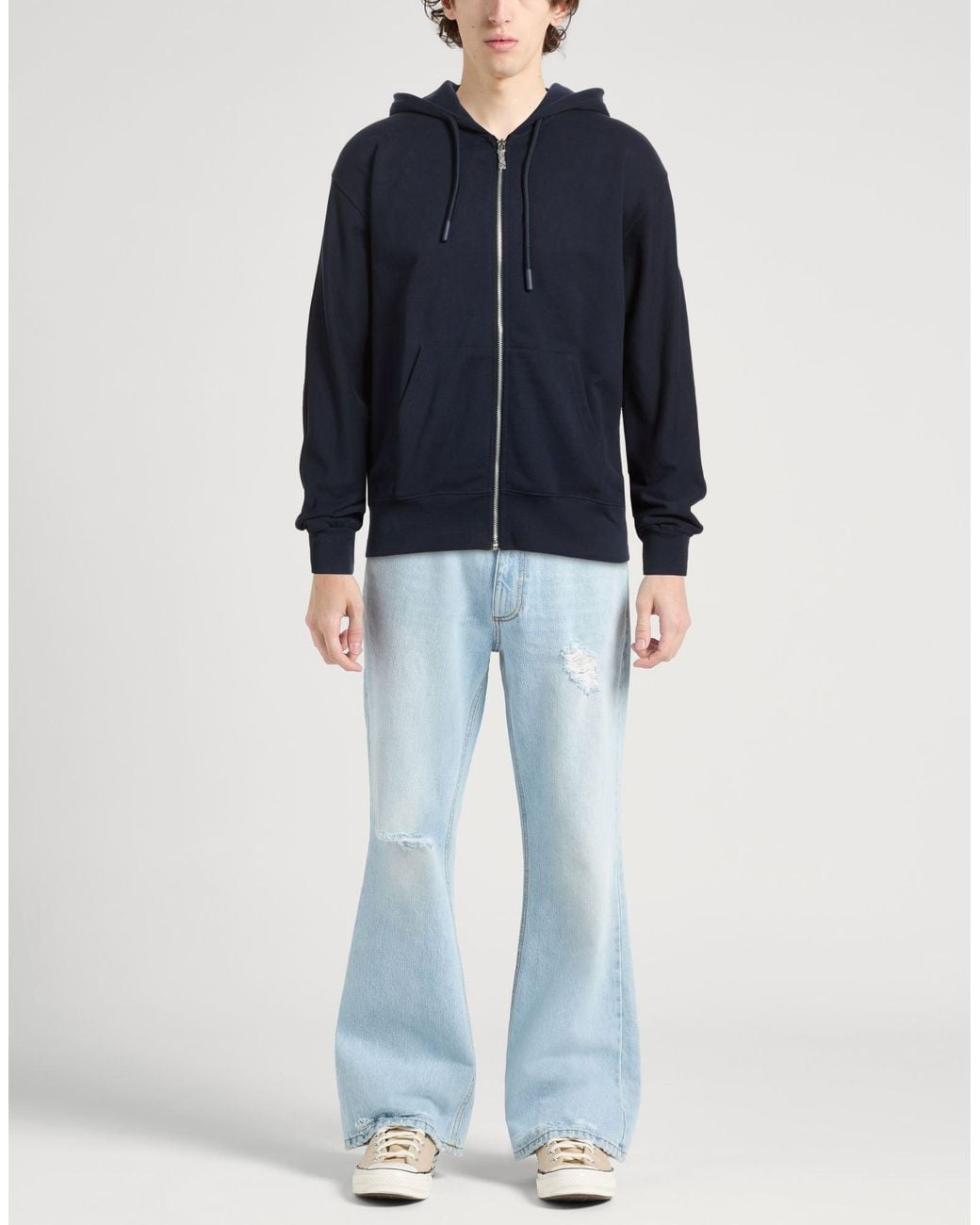 DISCLAIMER Blue Sweatshirt for men