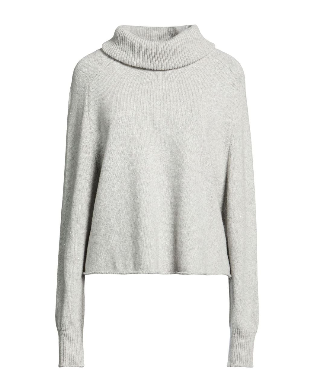 Liviana Conti White Light Turtleneck Polyamide, Cashmere