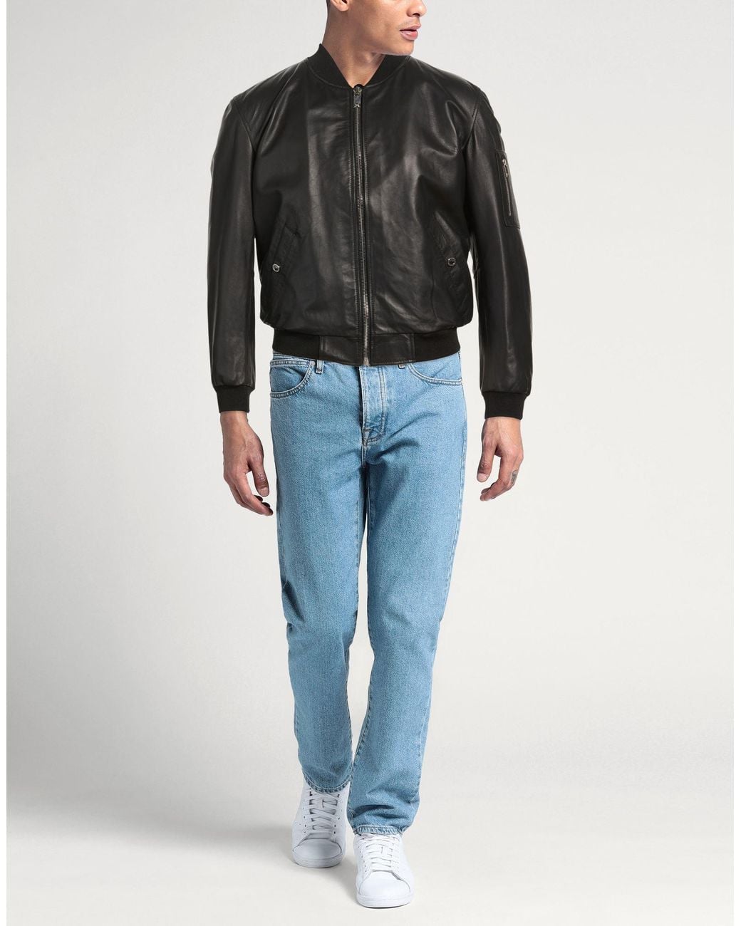 Richmond X Black Jacket Lambskin for men