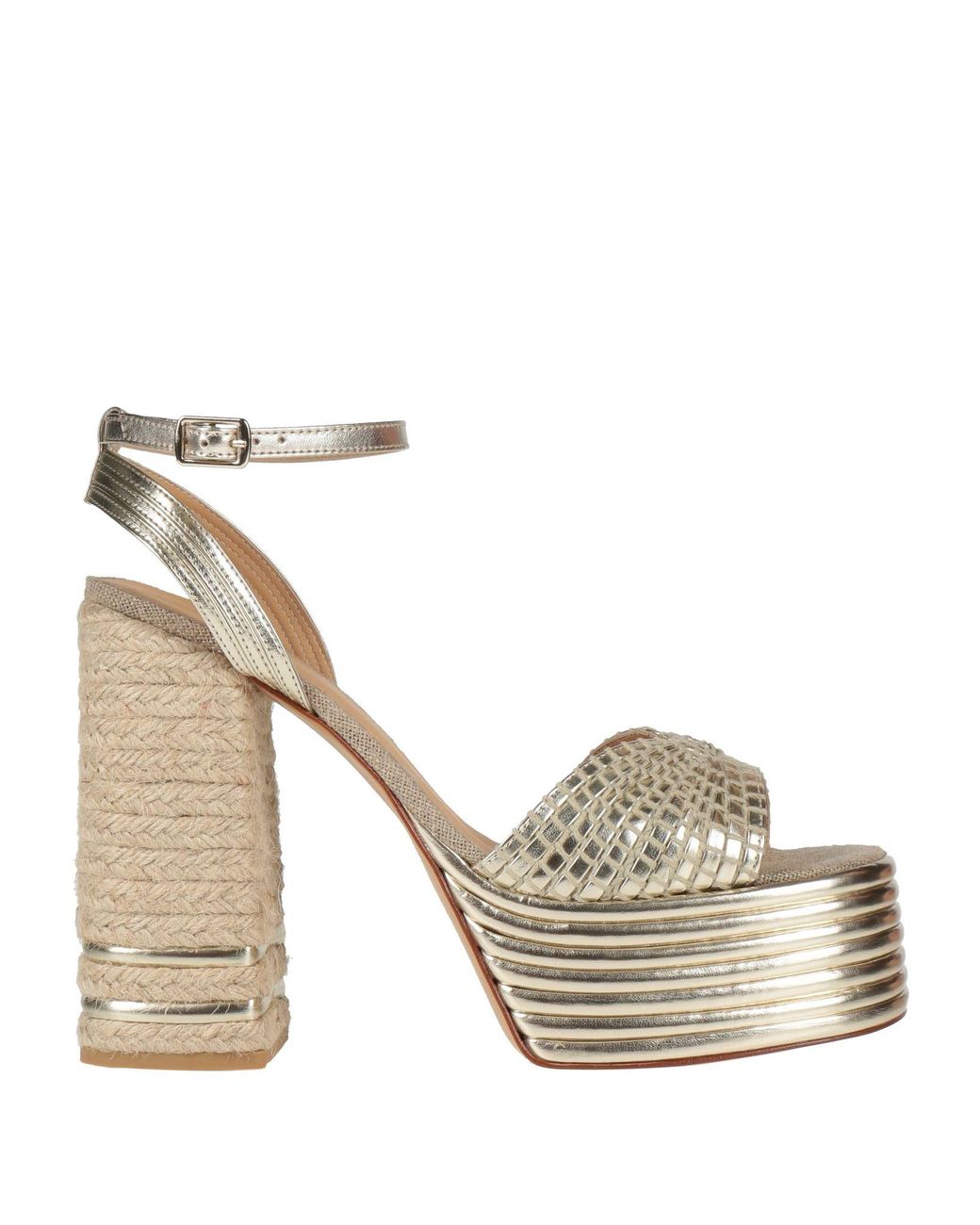 Castaner Metallic Sandals