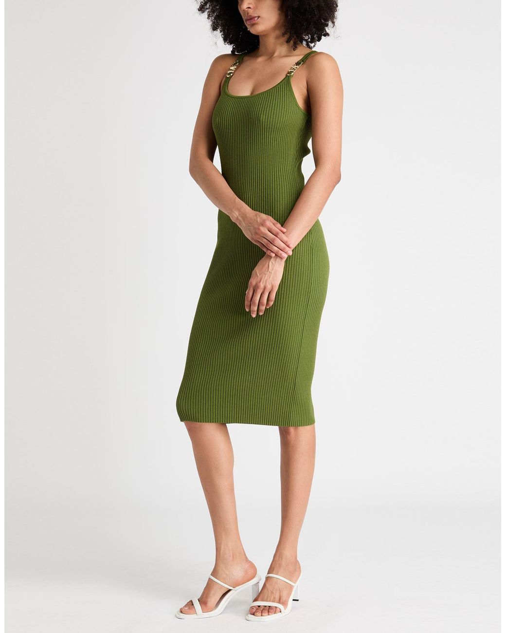MICHAEL Michael Kors Green Midi Dress