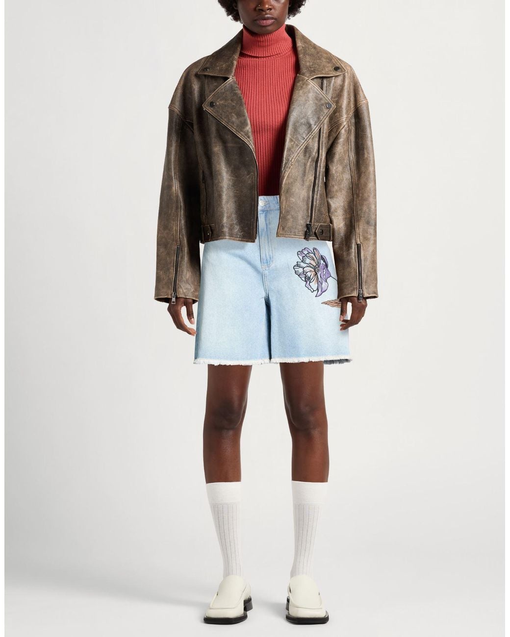 Twinset Blue Denim Shorts