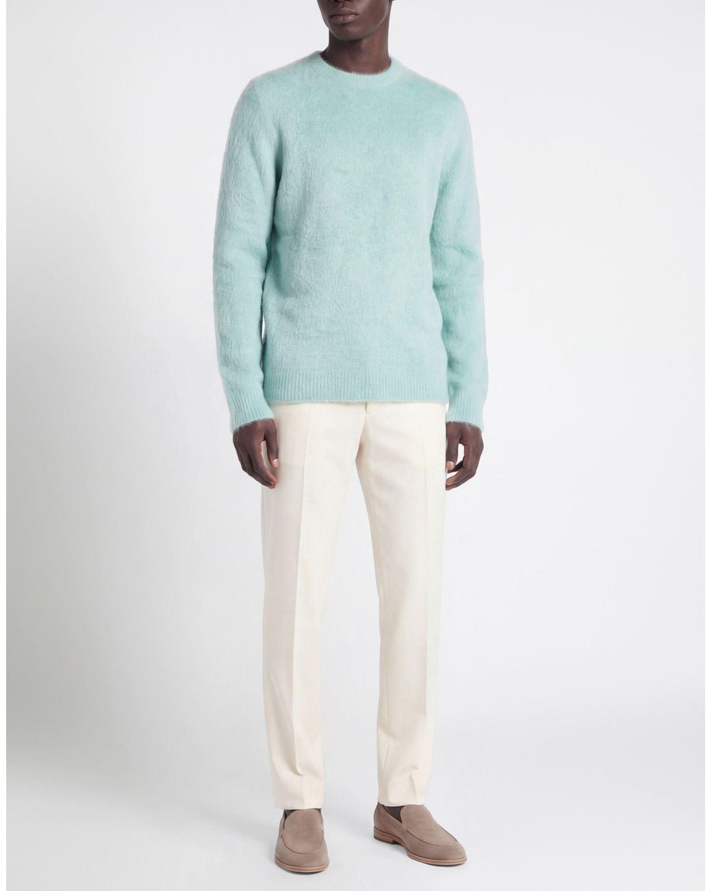 Roberto Collina Green Jumper for men