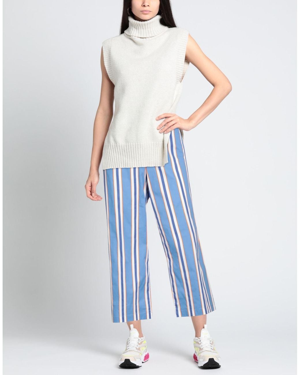 Niu Blue Azure Pants Cotton, Elastane