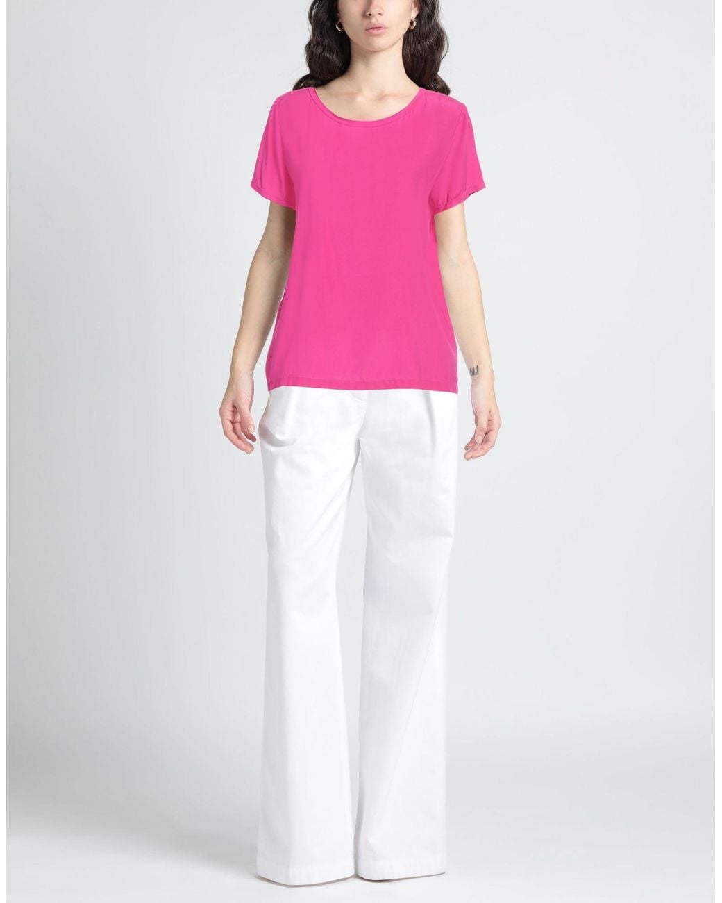 HER SHIRT HER DRESS Pink Top