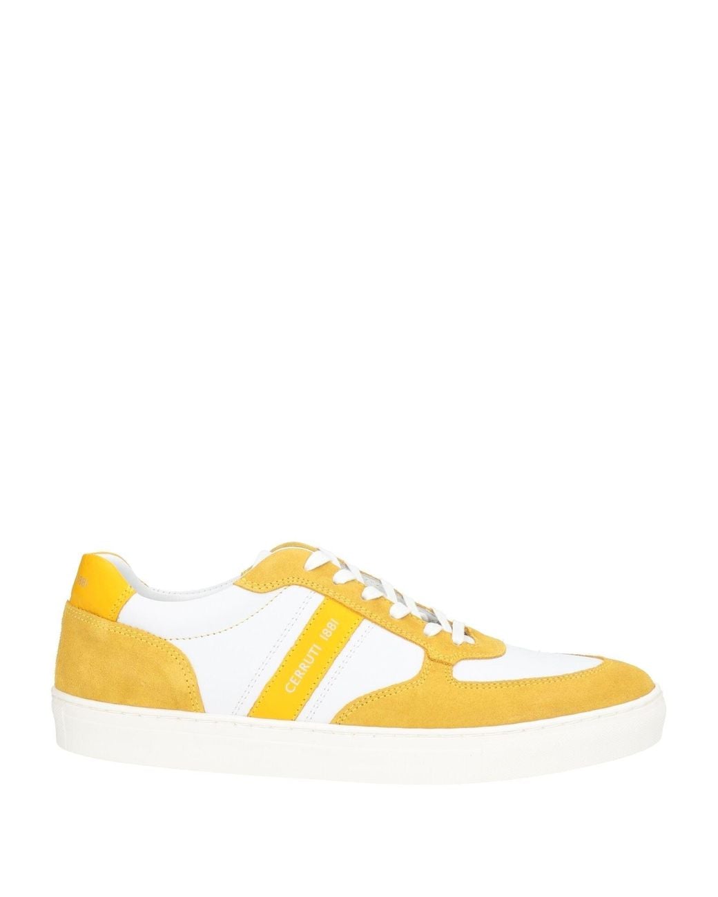Cerruti 1881 Yellow Sneakers Leather for men