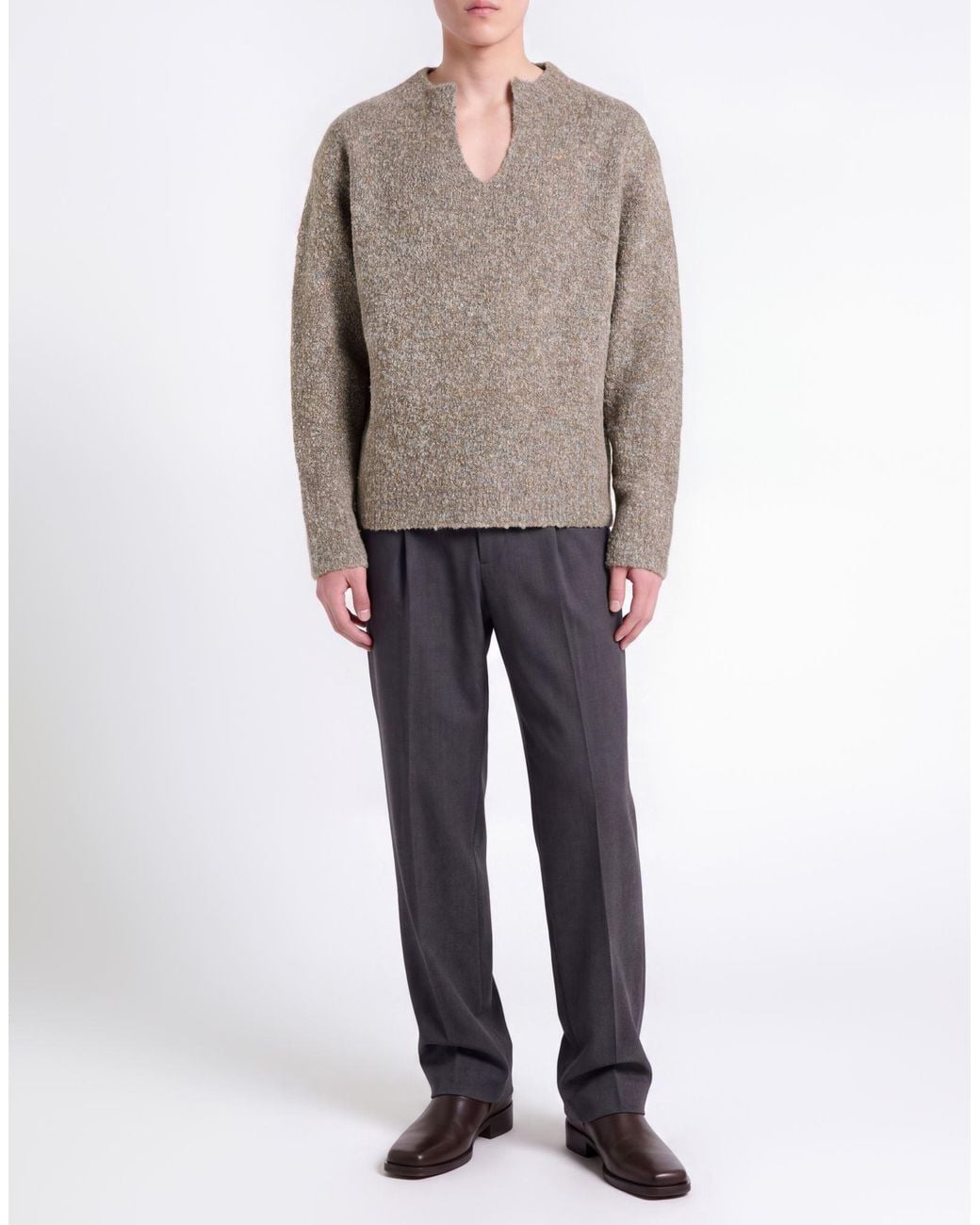 Acupuncture Gray Jumper for men