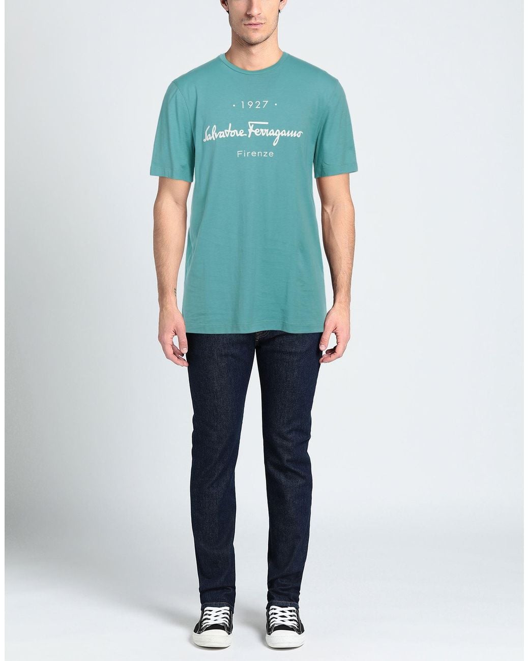 Ferragamo Blue T-Shirts for men