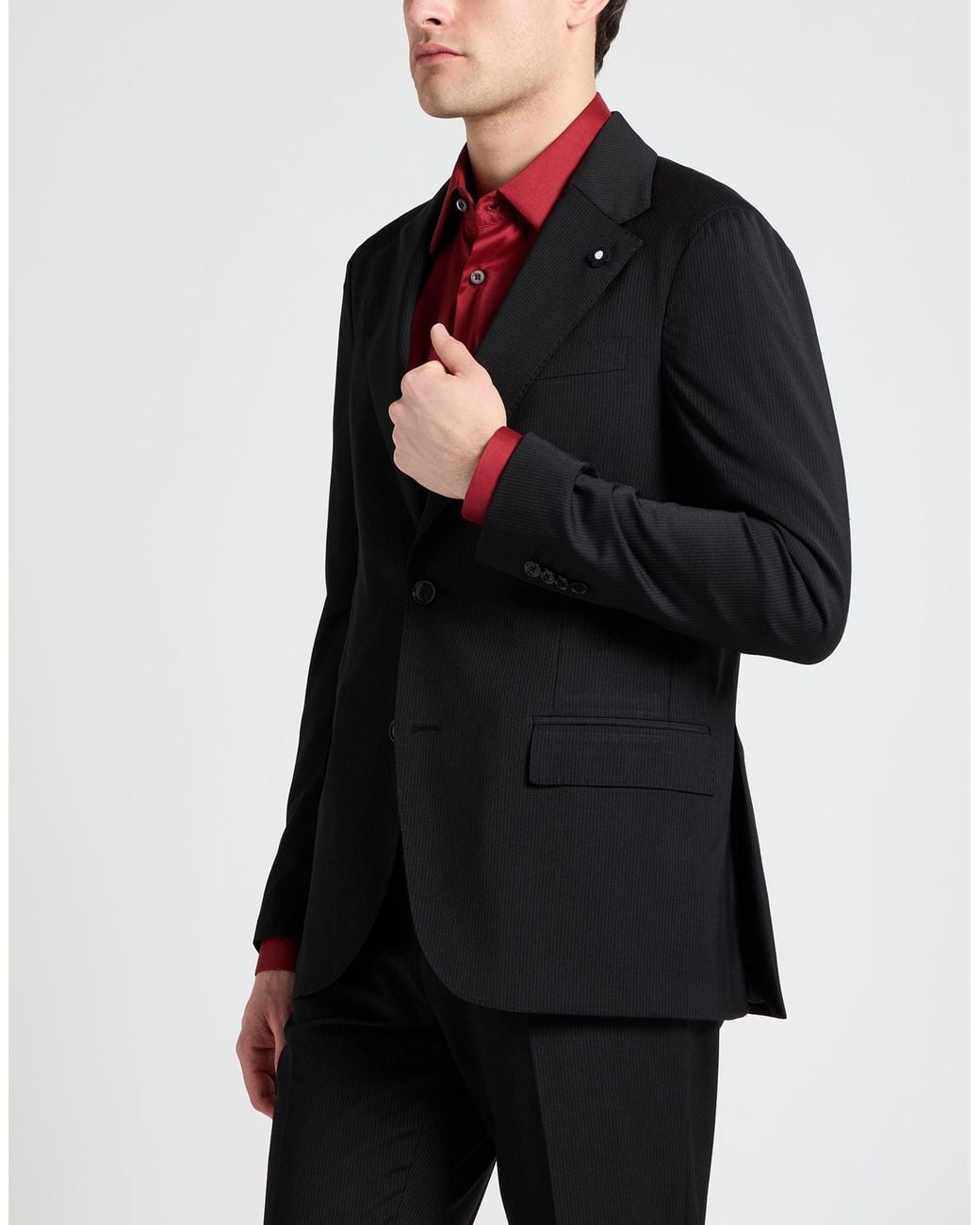 Lardini Black Suit for men