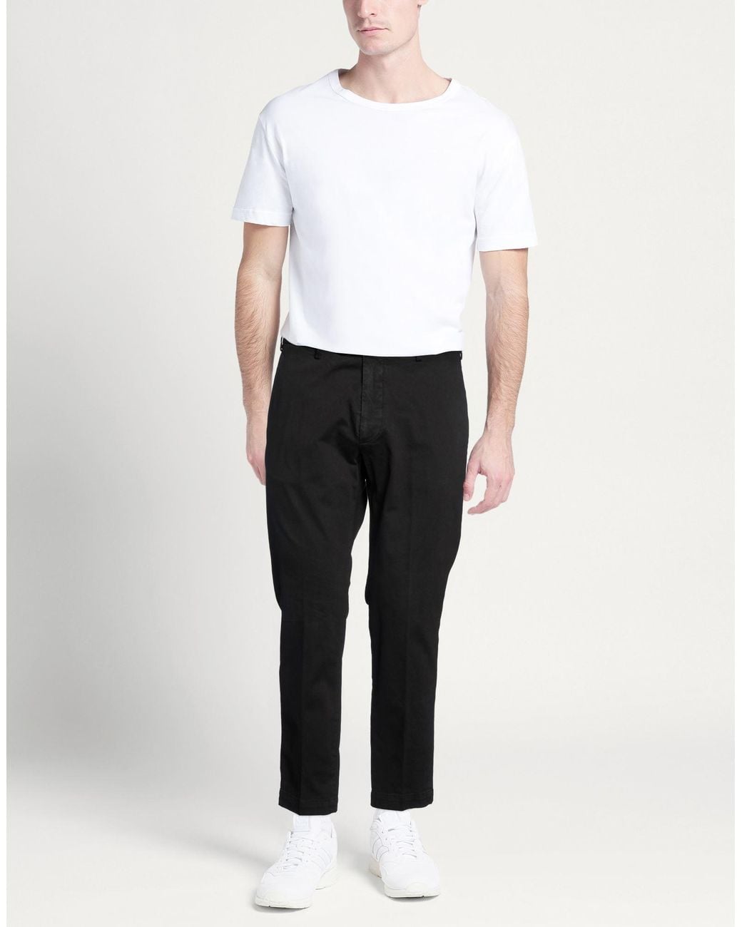 Michael Coal Black Trouser for men