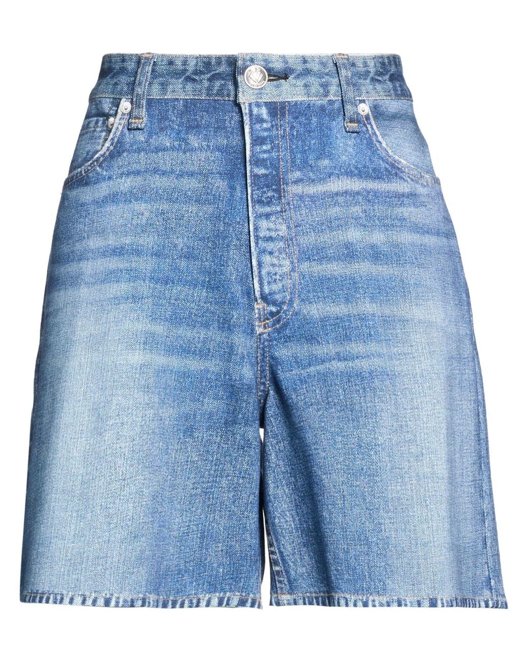 Rag & Bone Blue Denim Shorts