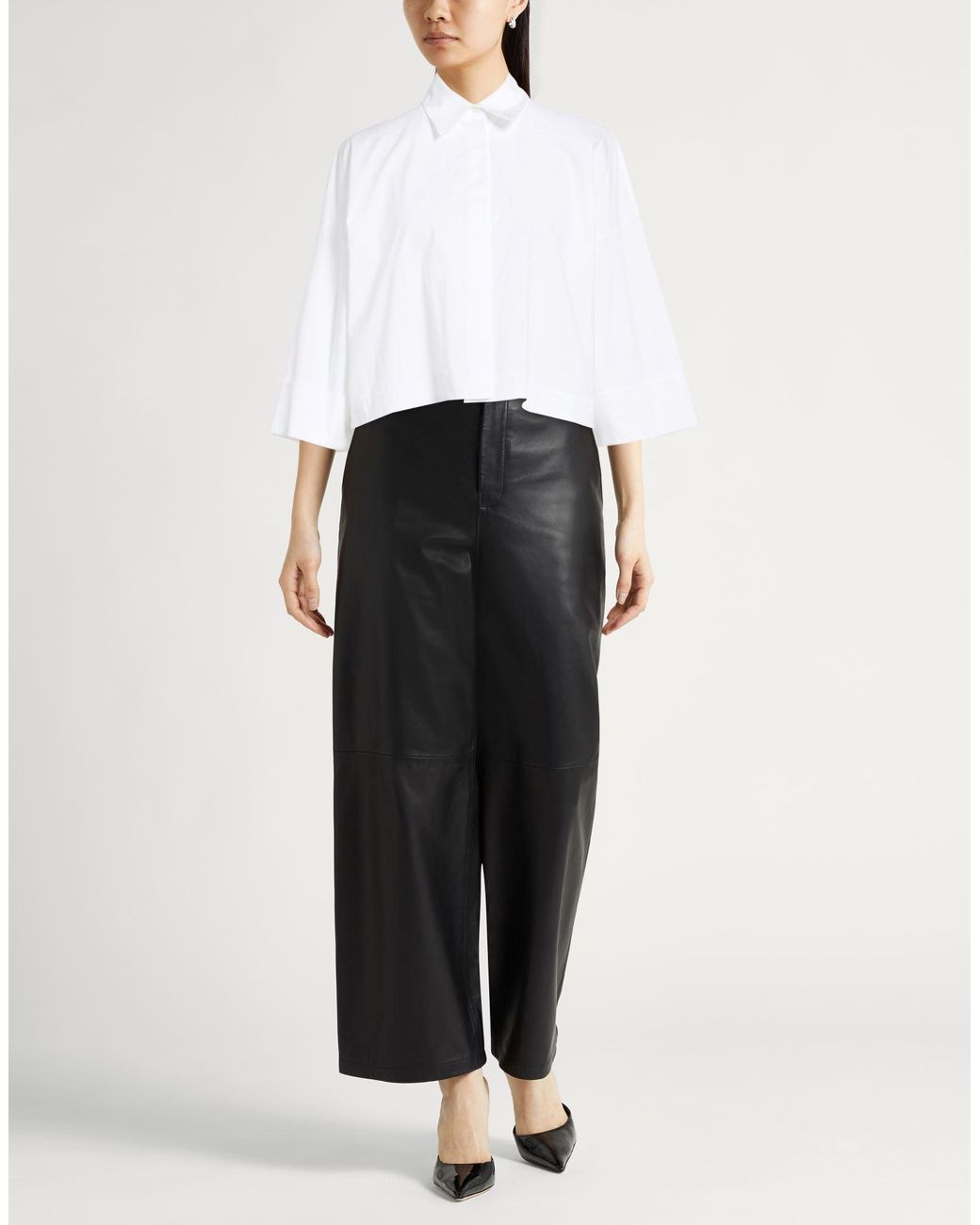 Peserico White Shirt Cotton, Elastane