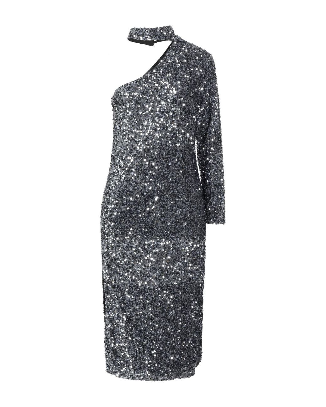 Robe Midi Cristinaeffe en coloris Gray