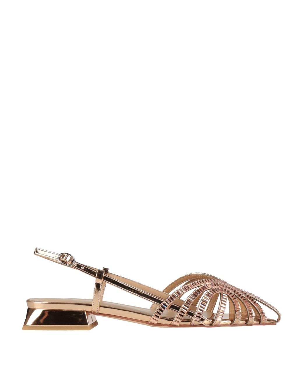 Alma En Pena. Natural Ballet Flats