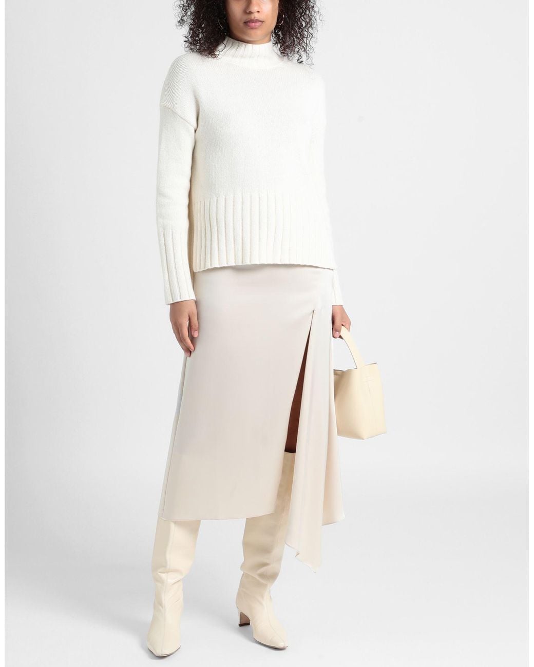 Barbour White Turtleneck
