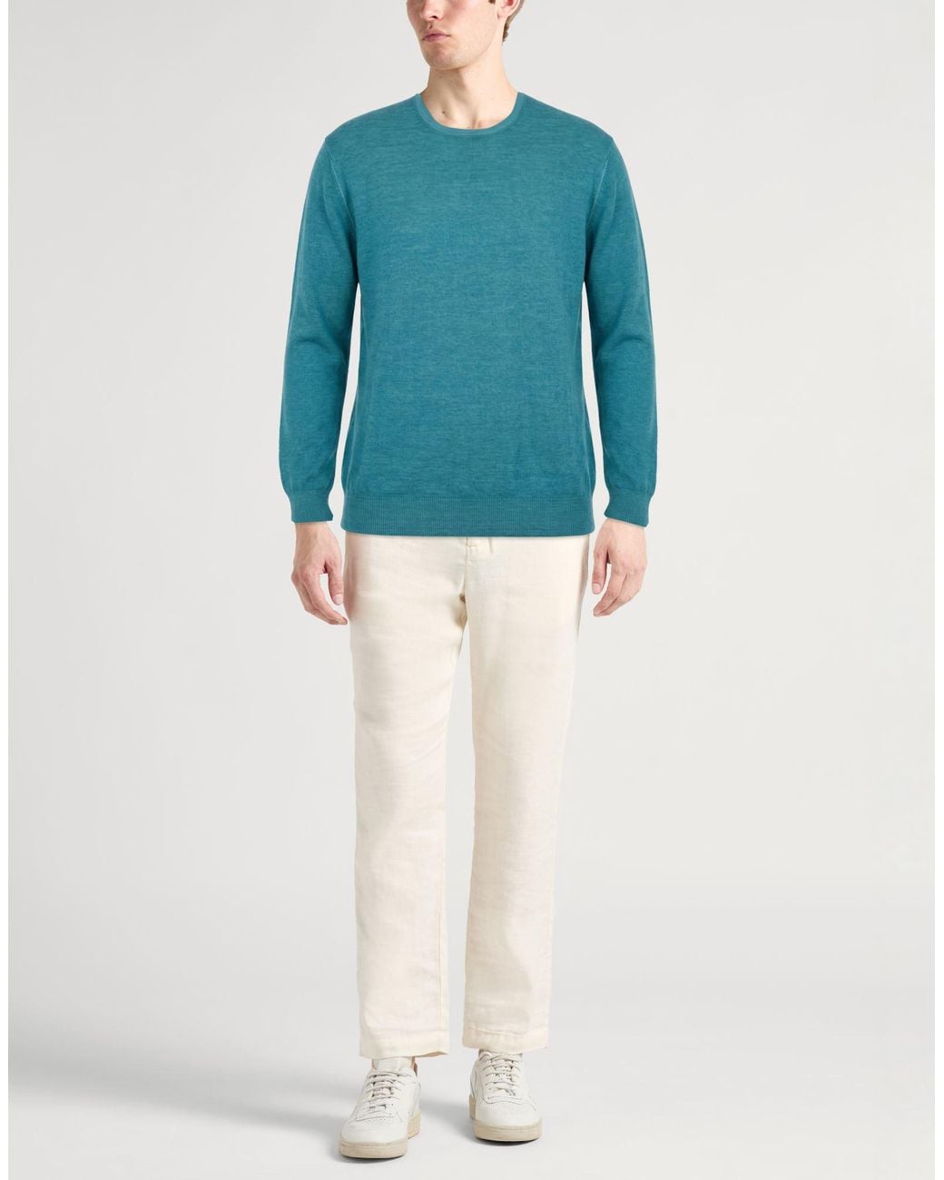 Pullover 120% Lino de hombre de color Blue