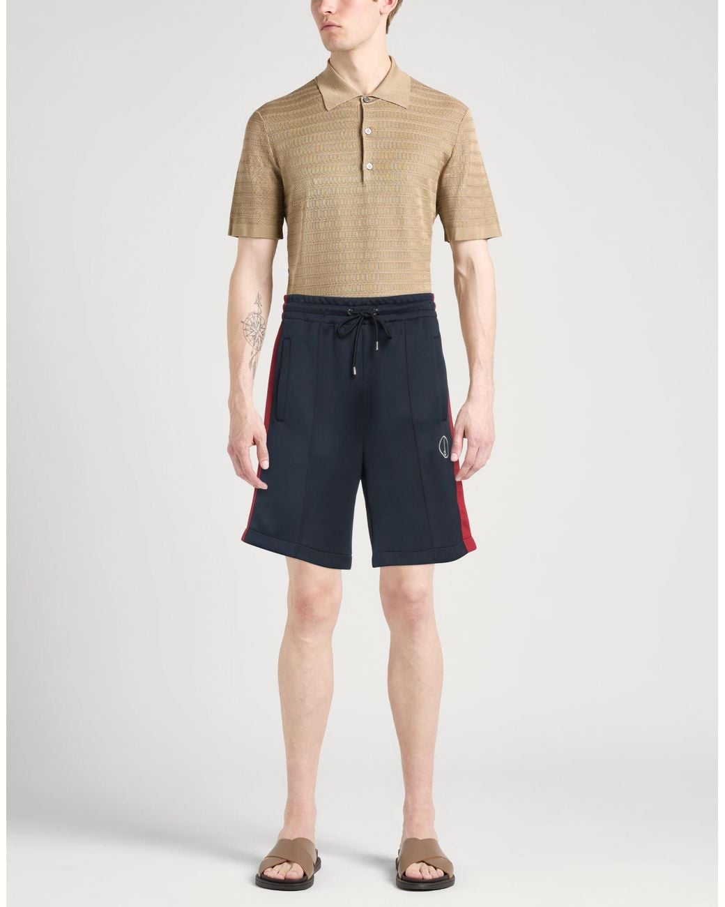 Dunhill Blue Shorts & Bermuda Shorts Polyamide for men