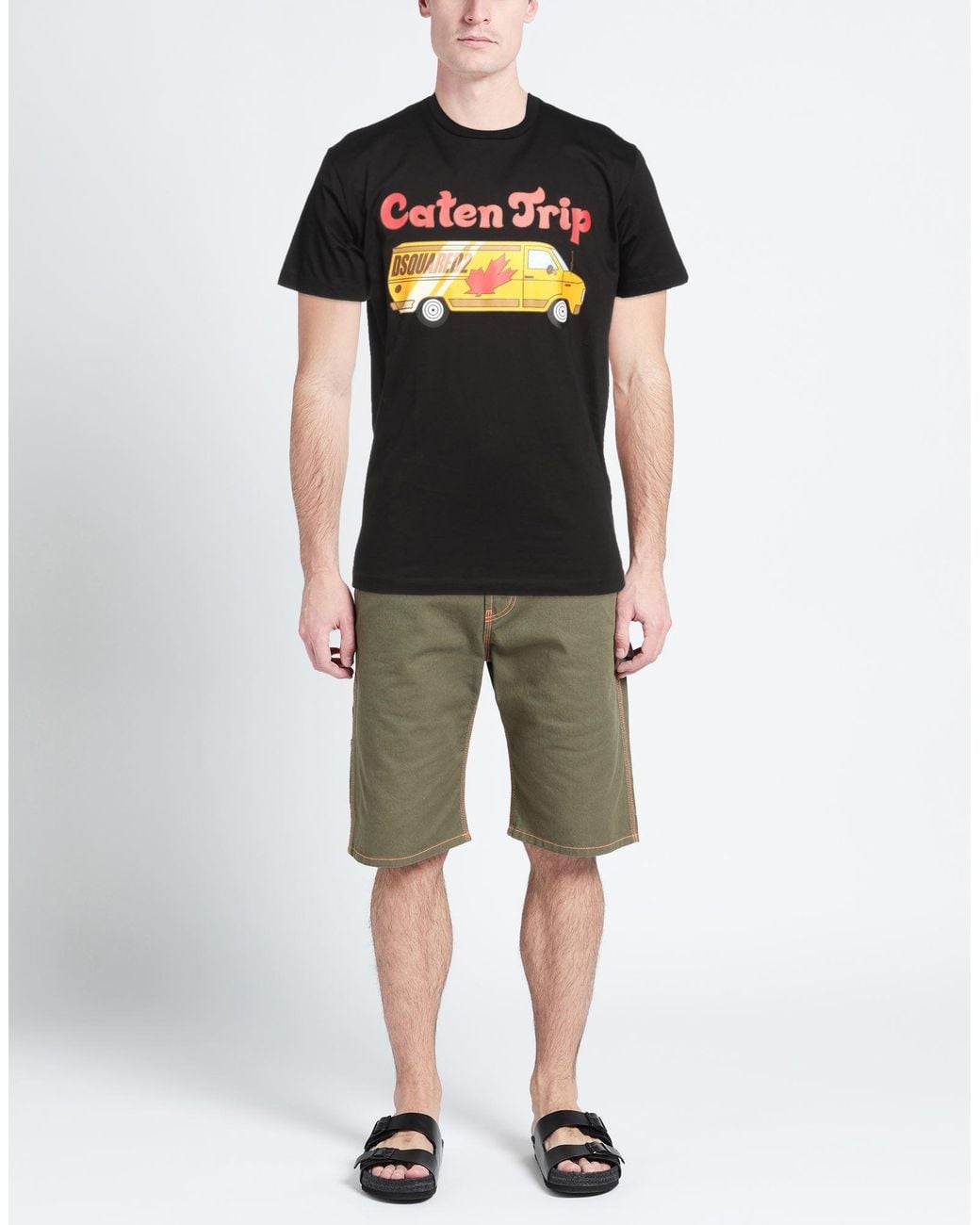 DSquared² Black T-shirt for men