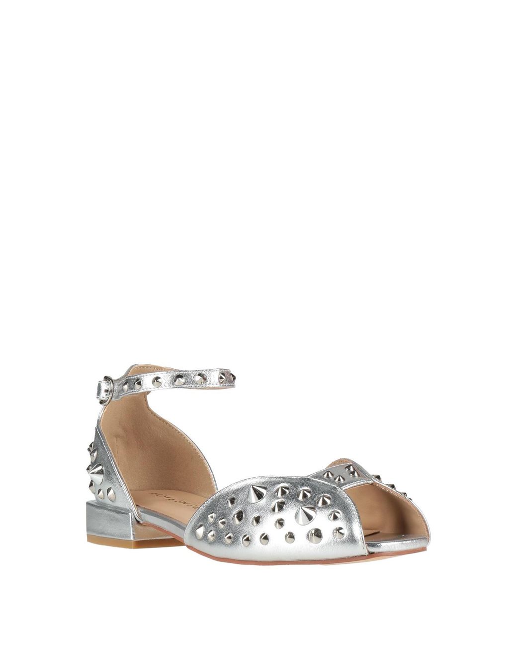 Alma En Pena. Metallic Sandals