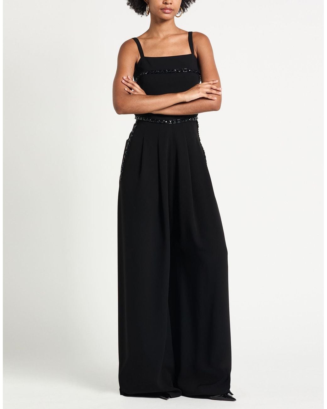 Max Mara Black Jumpsuit Triacetate, Polyester