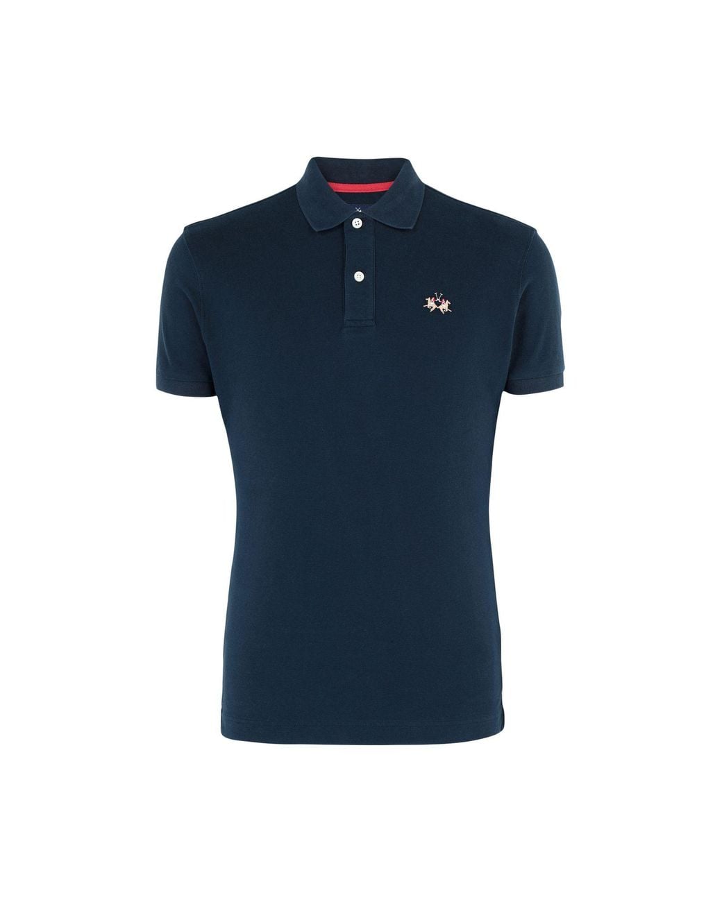 La Martina Blue Polo Shirt for men
