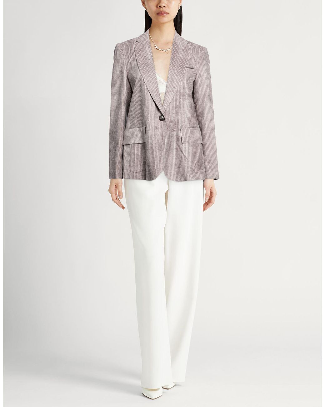 ToneT Gray Blazer Viscose