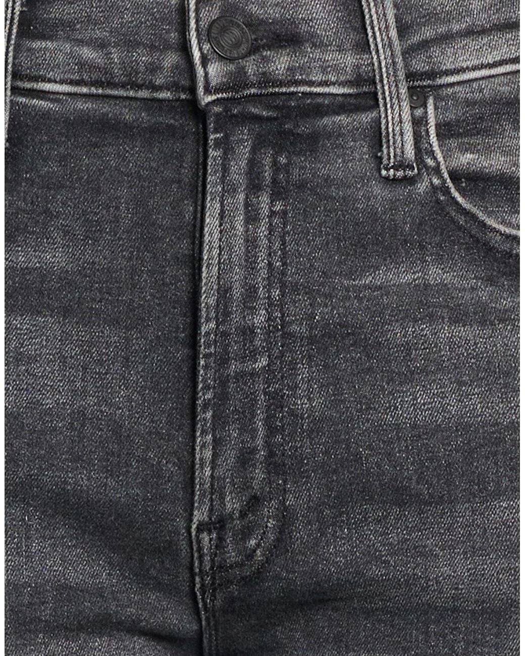 Mother Gray Jeans Cotton, Polyester, Elastane