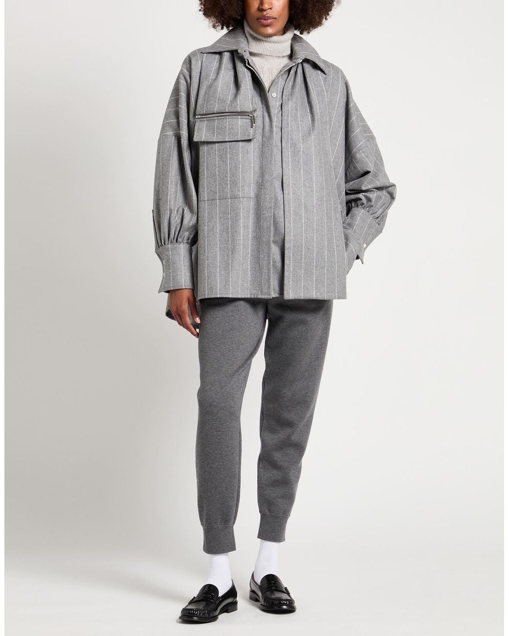 Batakovic Gray Jacket Wool, Cashmere