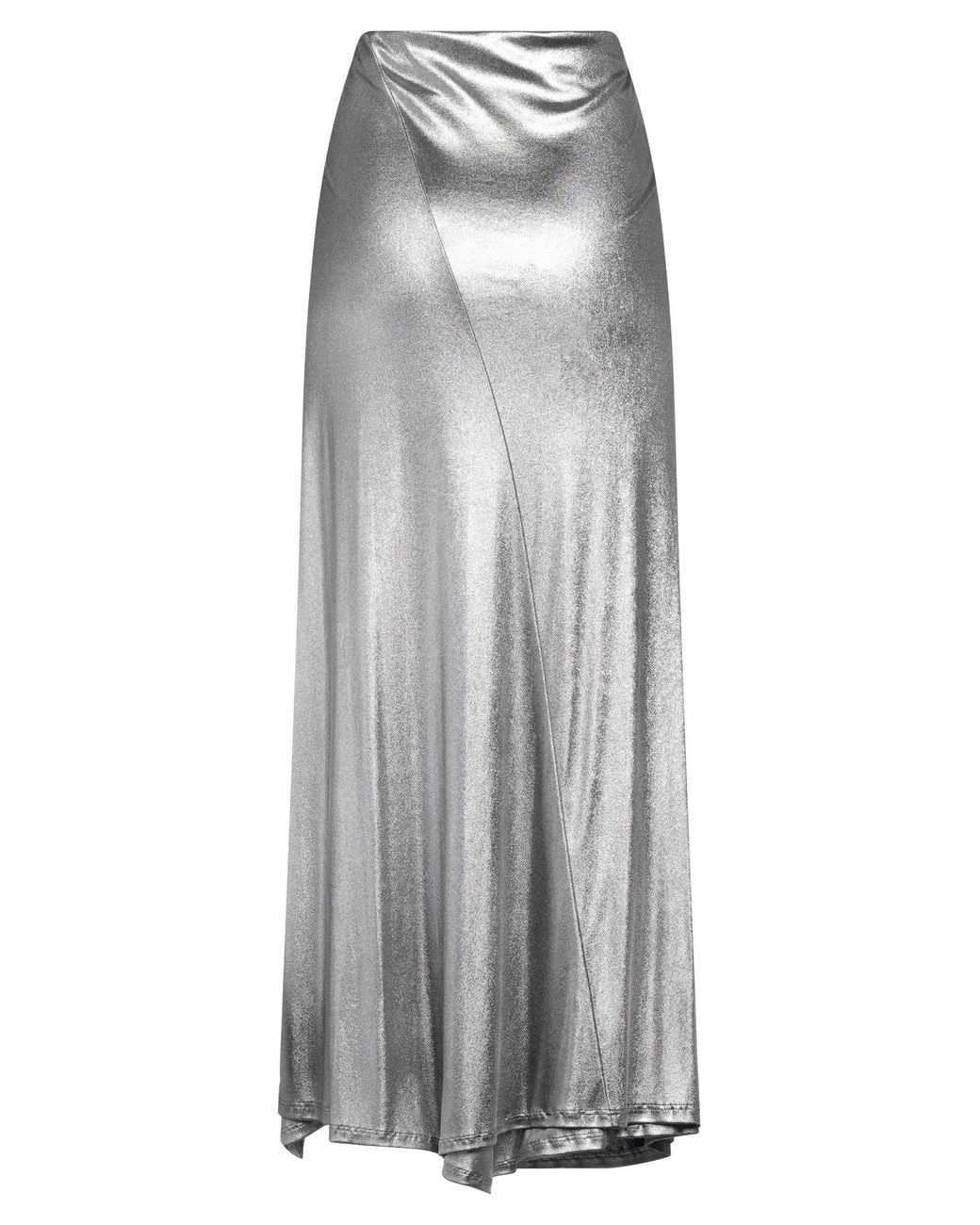 Loewe Gray Maxi Skirt Acetate, Polyamide