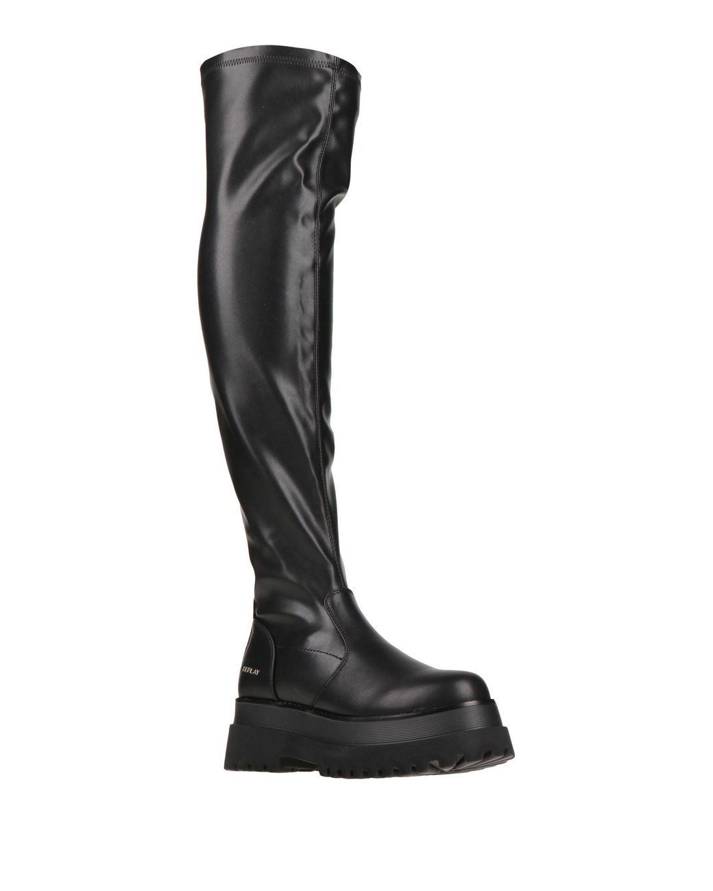 Replay Black Stiefel