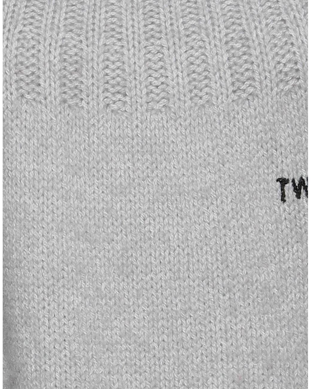 Twinset Gray Turtleneck