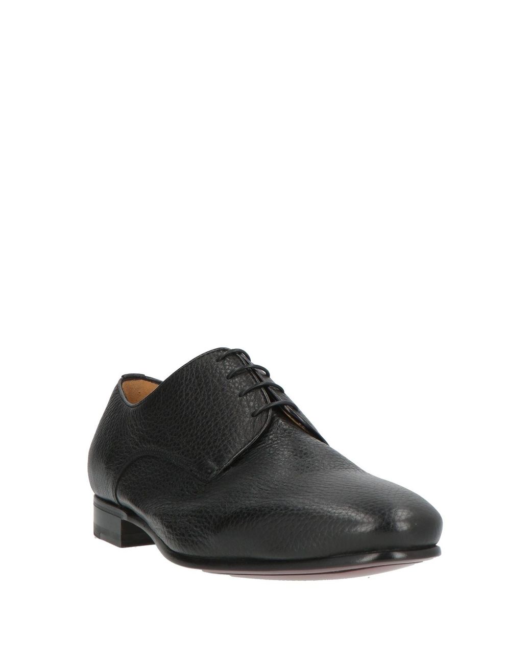 Testoni Gray Lace-Up Shoes Leather for men