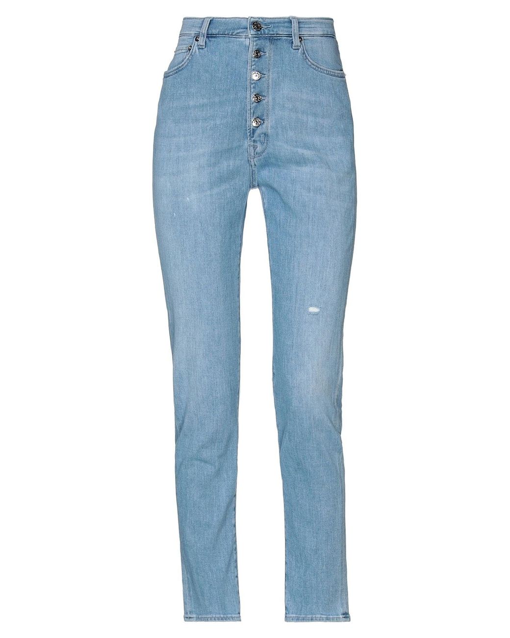 People Denim Pants in Blue - Lyst