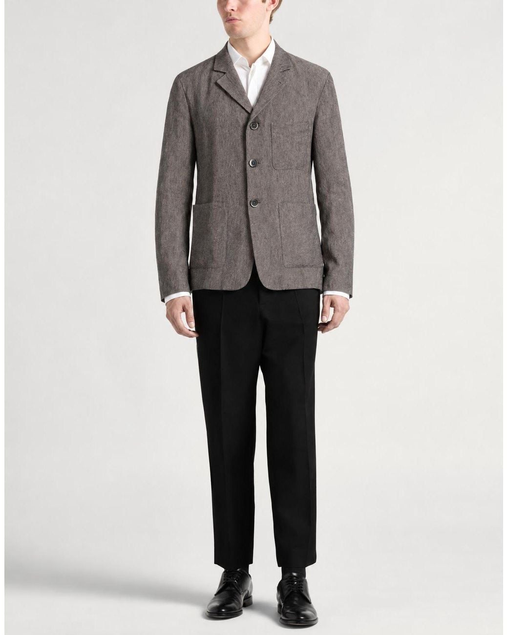 Blazer Barena pour homme en coloris Gray