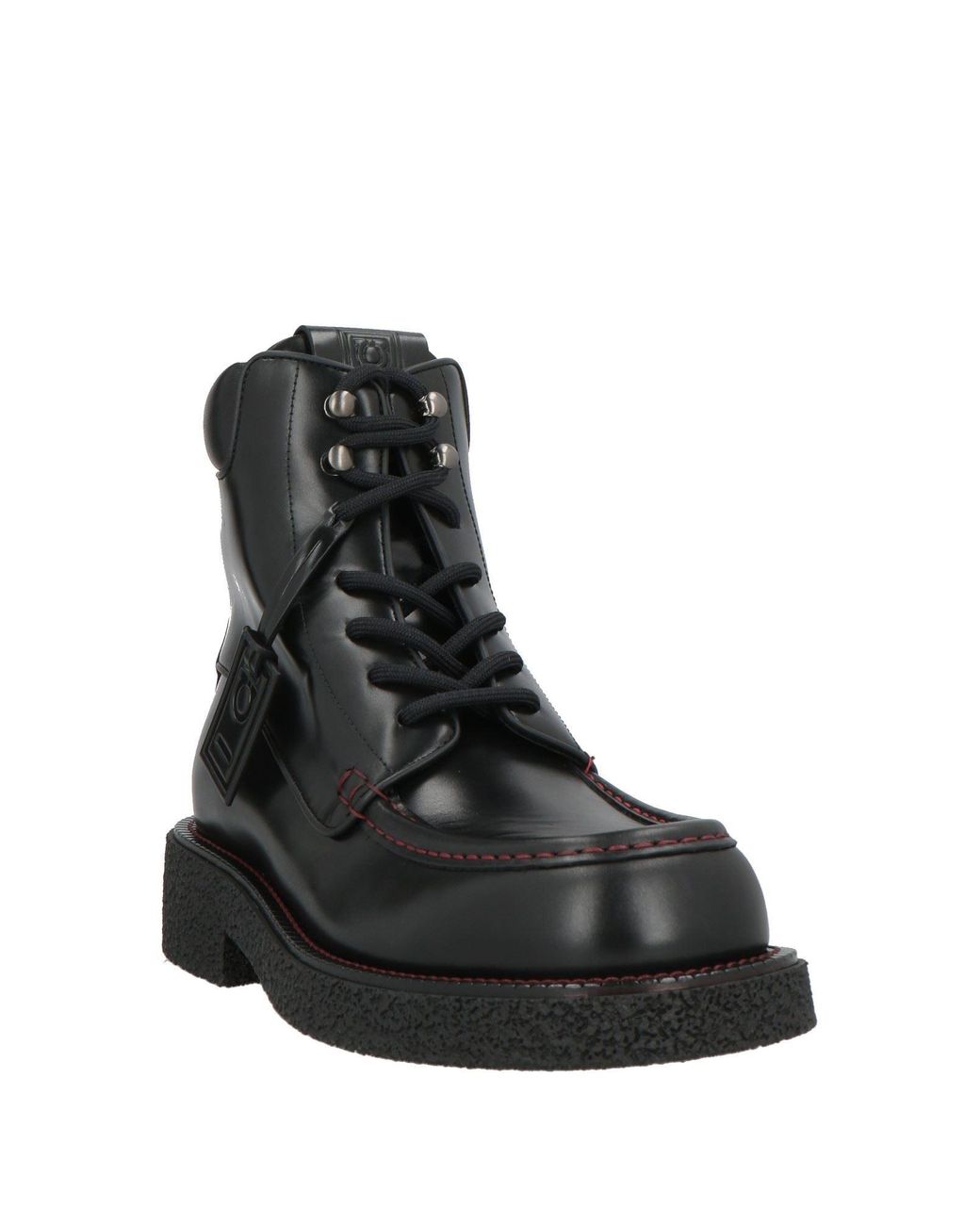 Ferragamo Black Ankle Boots for men