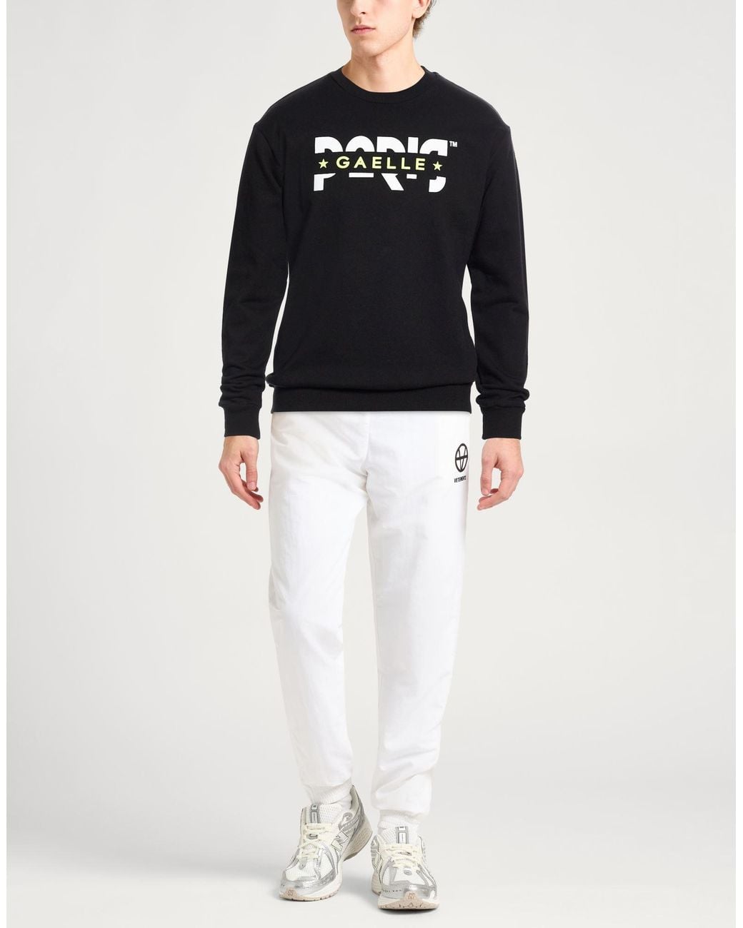 Gaelle Paris Black Sweatshirts for men