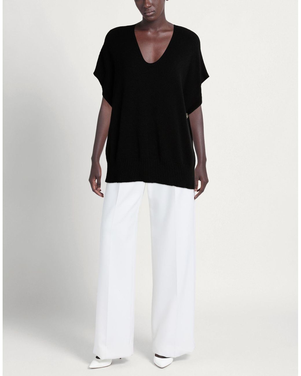 Nora Barth Black Sweater Viscose, Polyester, Polyamide, Wool